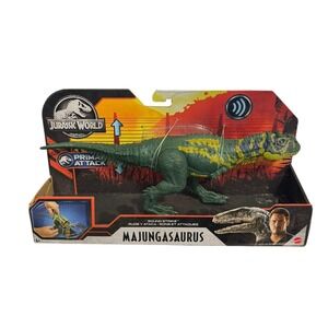 Jurassic World Sound Strike Majungasaurus Primal Attack Dinosaur Toy Mattel